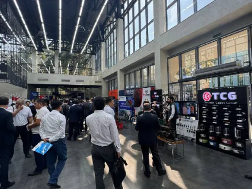 Techno Cable Group stand at an exhibition