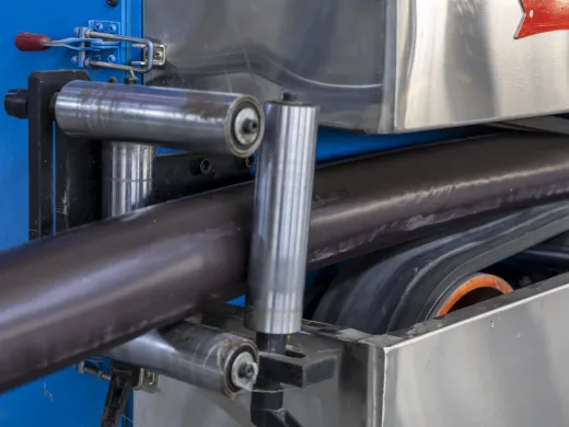Cable in the cooling trough