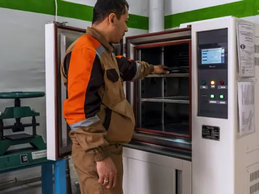 Test laboratuvarının iklim kabini