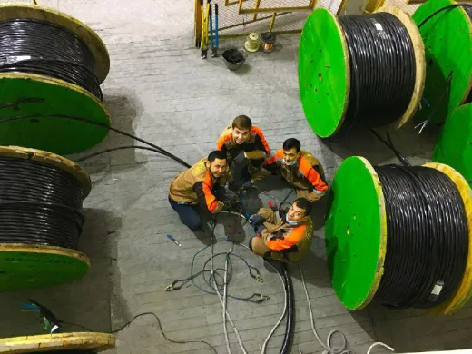 Makara sevkiyatında çalışan ekip